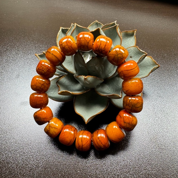 藏式精品骨质全原素串14x12