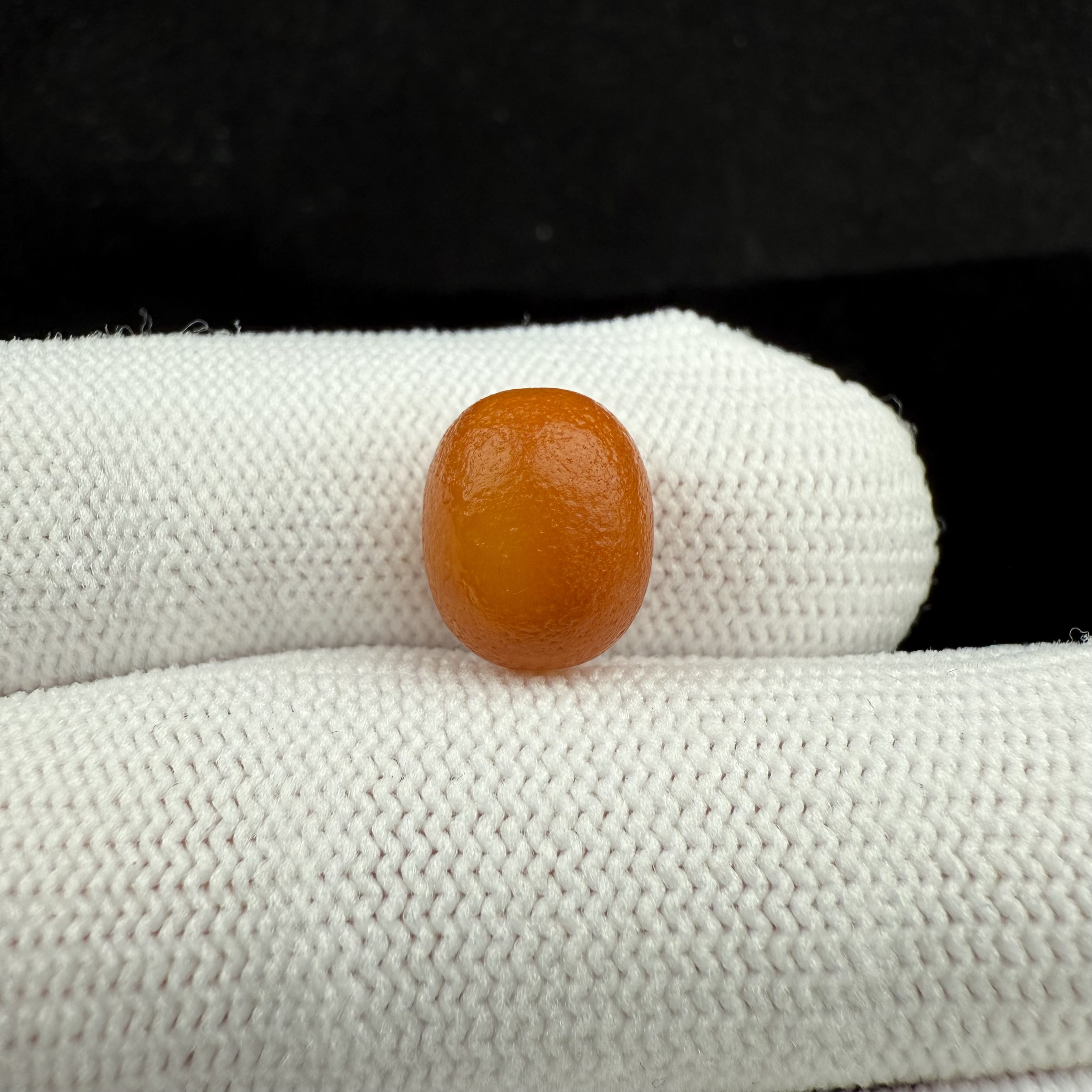 A7183天然原矿蜜蜡 枣珠 9.4*11.5mm支持复检