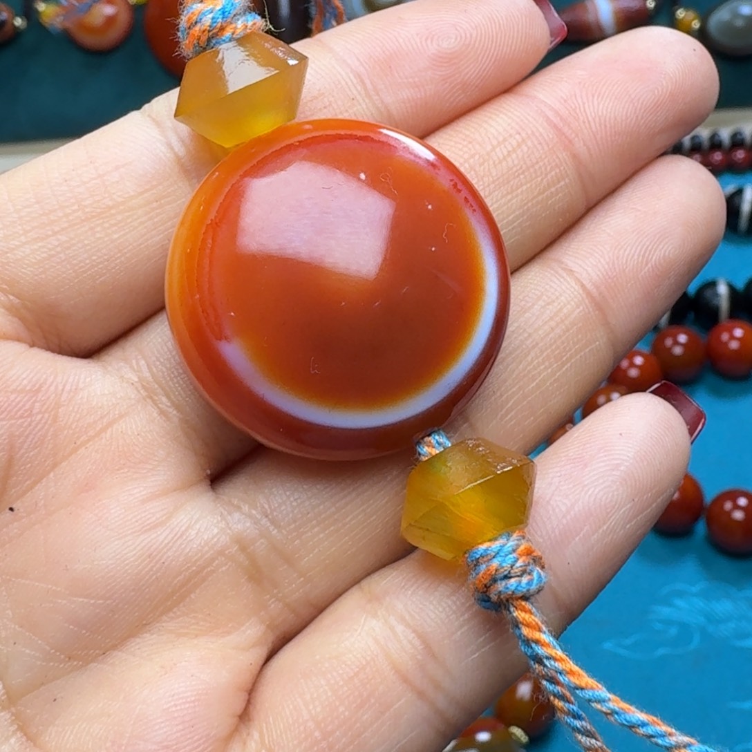 玛瑙/玉髓未镶嵌项链