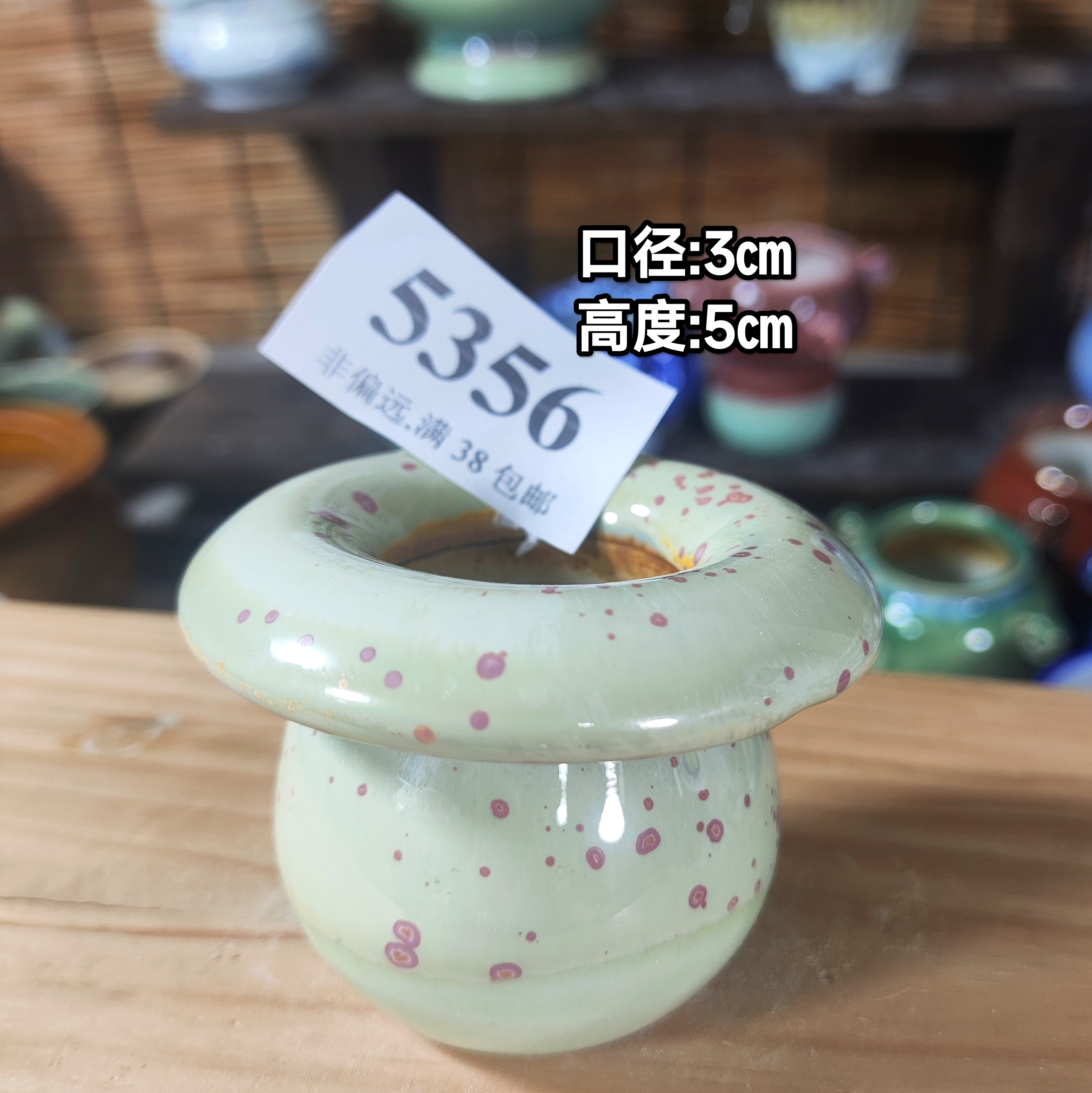 手工创意多肉花盆摆件迷你多肉花盆景德镇纯手工制做