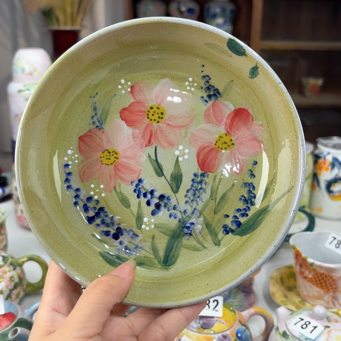 景德镇手绘高温釉下彩陶瓷茶具