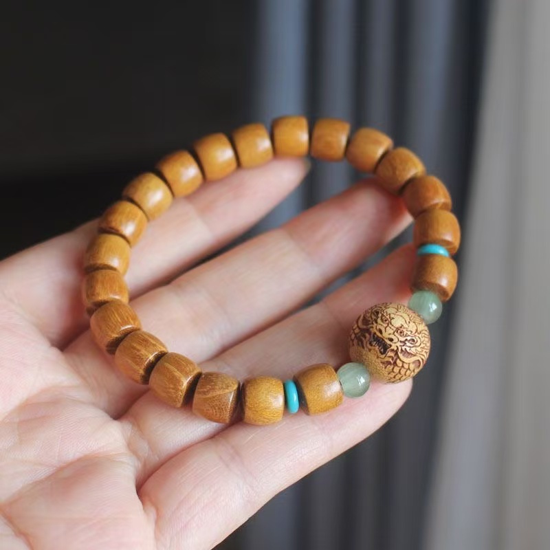 sl-502崖柏手串单圈-无礼盒