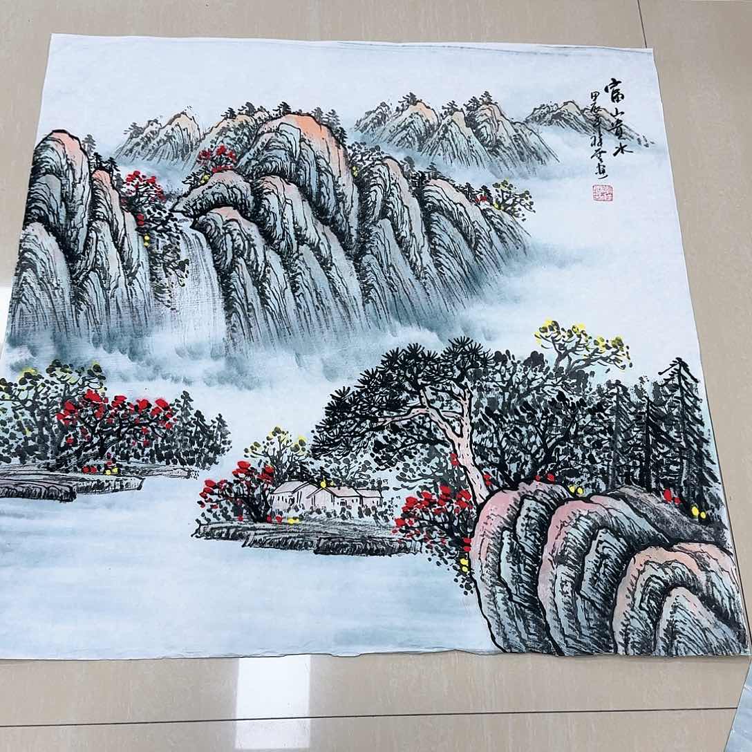 国画国画作品集一个人^_^