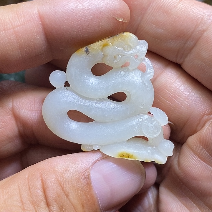 和田玉吊坠(不含链)未镶嵌