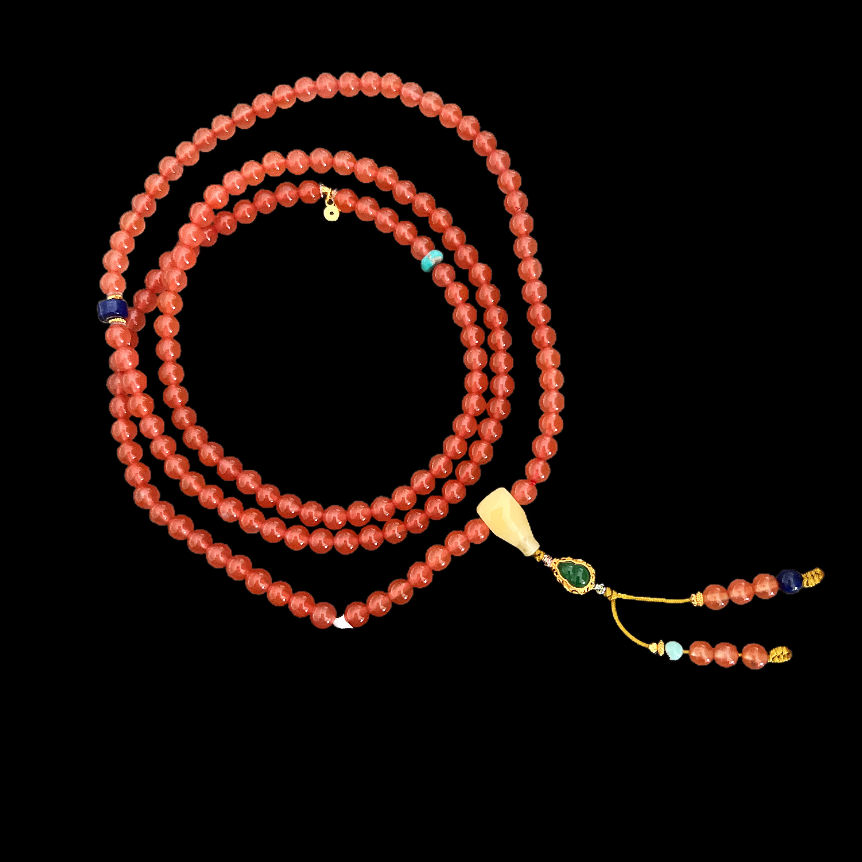  V8973南红项链孤品