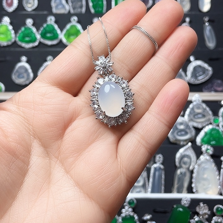 玛瑙/玉髓颈饰合金