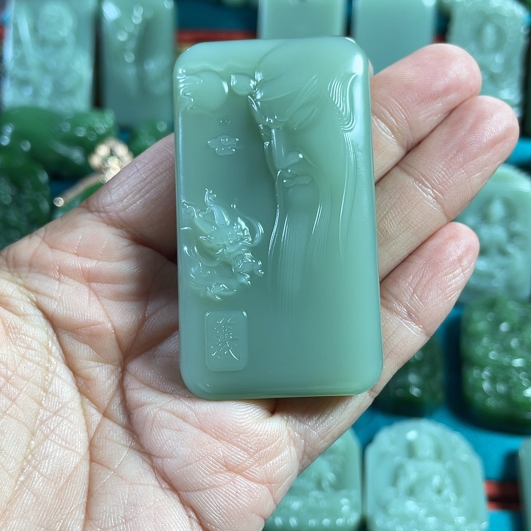 和田玉颈饰未镶嵌6**l