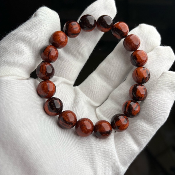 小叶紫檀黑飘红1.2正圆珠，精工数控，多物多拍