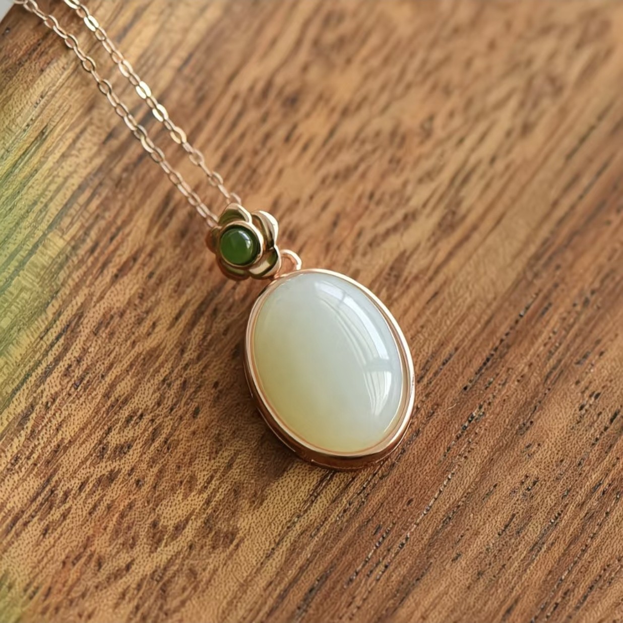 和田玉吊坠时尚百搭项链