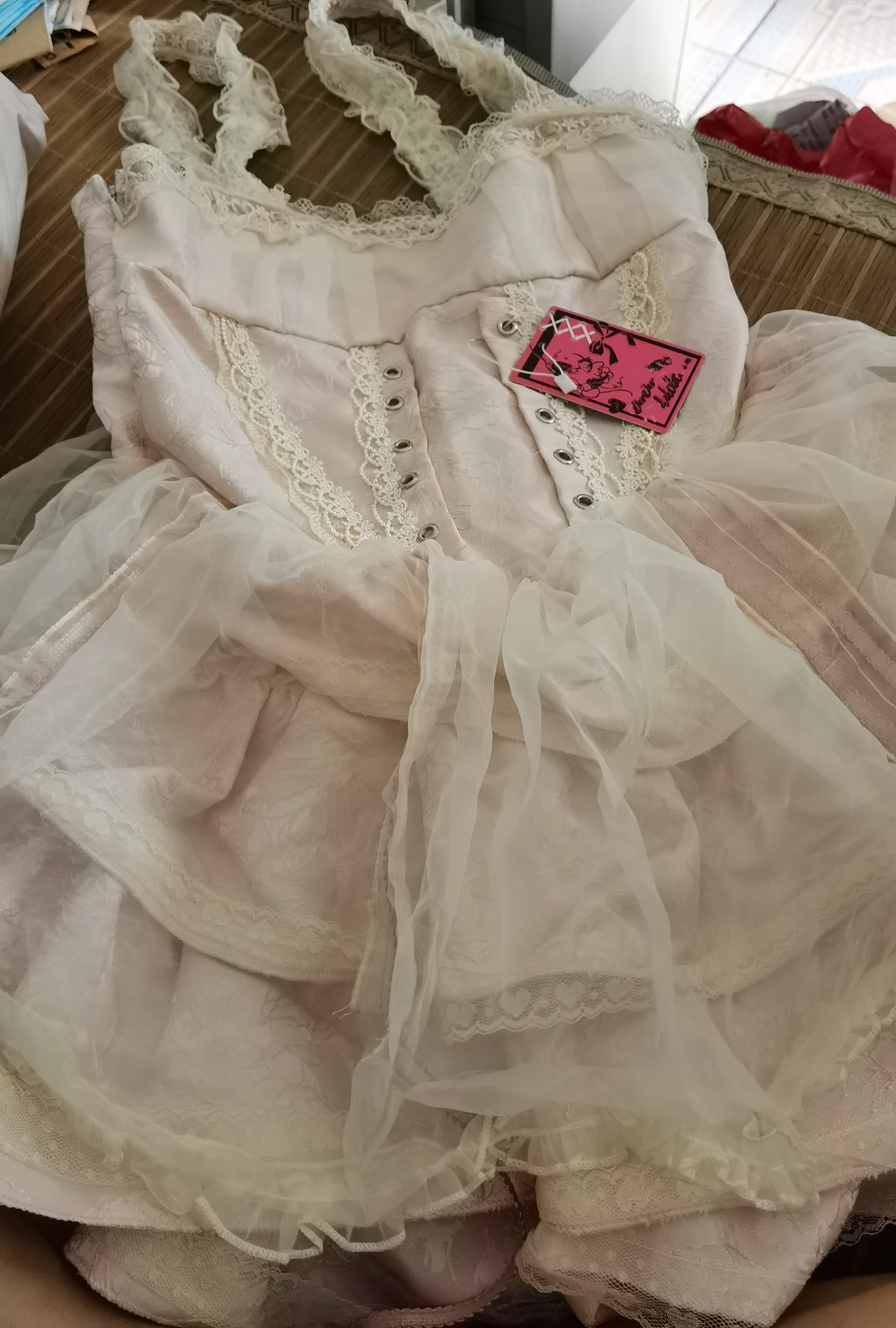 仙女款可调节蝴蝶结绑带束胸蕾丝拼接上衣夏款束腰显瘦