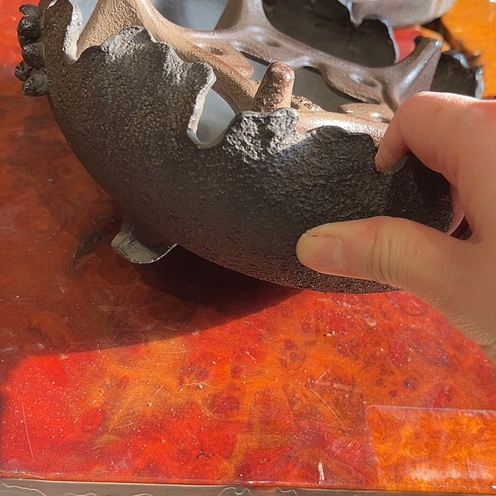 静***」铁中古工艺品摆件