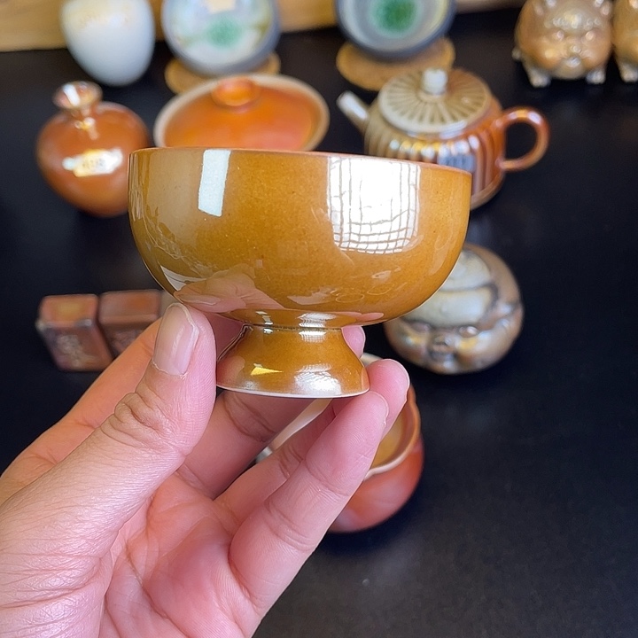 燃薪柴烧茶器主人杯