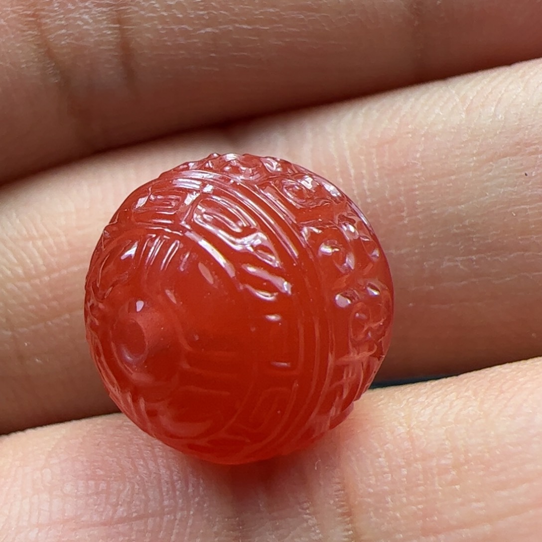 南红玛瑙珠子未镶嵌
