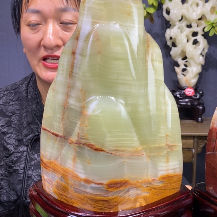 石材精品古青石摆件