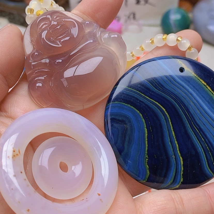 【闪购商品】未镶嵌玛瑙/玉髓珠宝半成品沉****疲