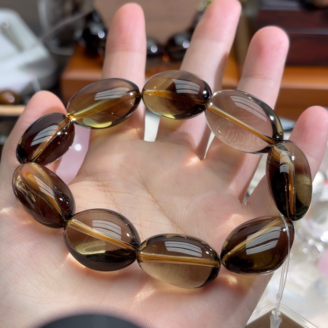 未镶嵌手链水晶黄水晶