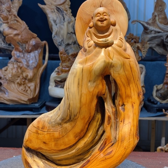 柏木（崖柏）根雕摆件