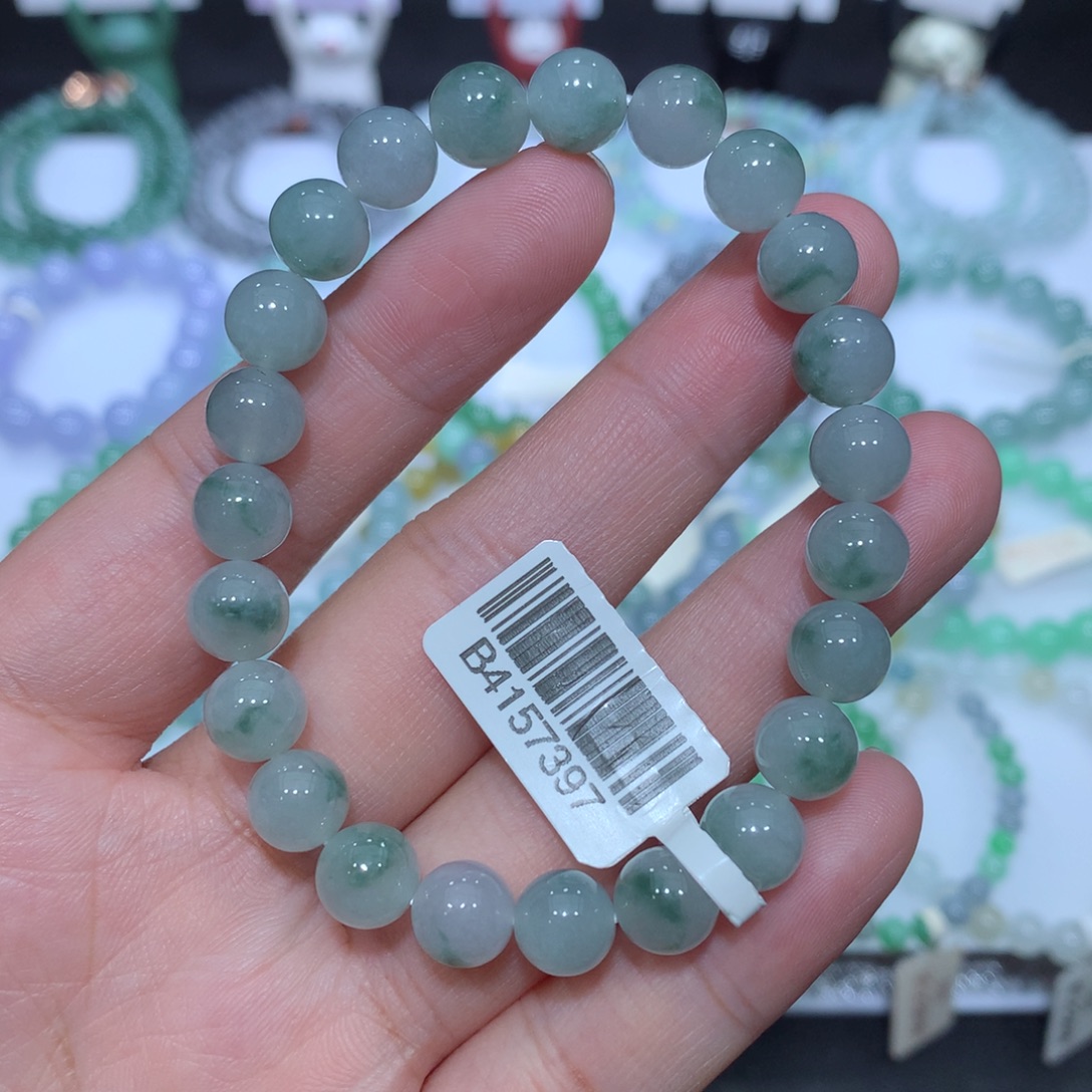 翡翠未镶嵌手串天然