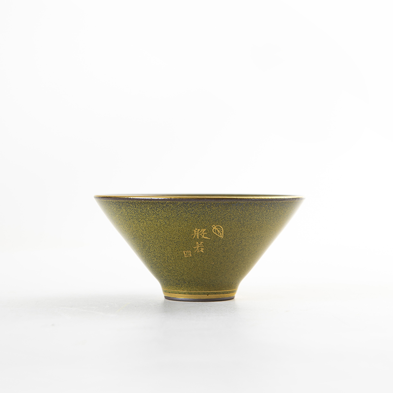 【可倚粉丝专属】柴窑·茶叶沫斗笠杯