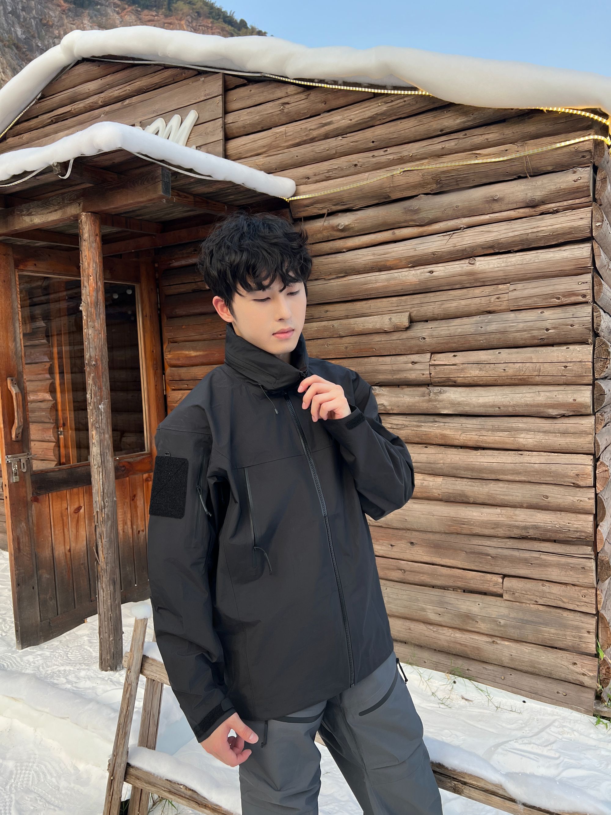 EPTFE双组份（真尼龙66）透气膜光板军鸟gen2.2防水防风透气冲锋衣