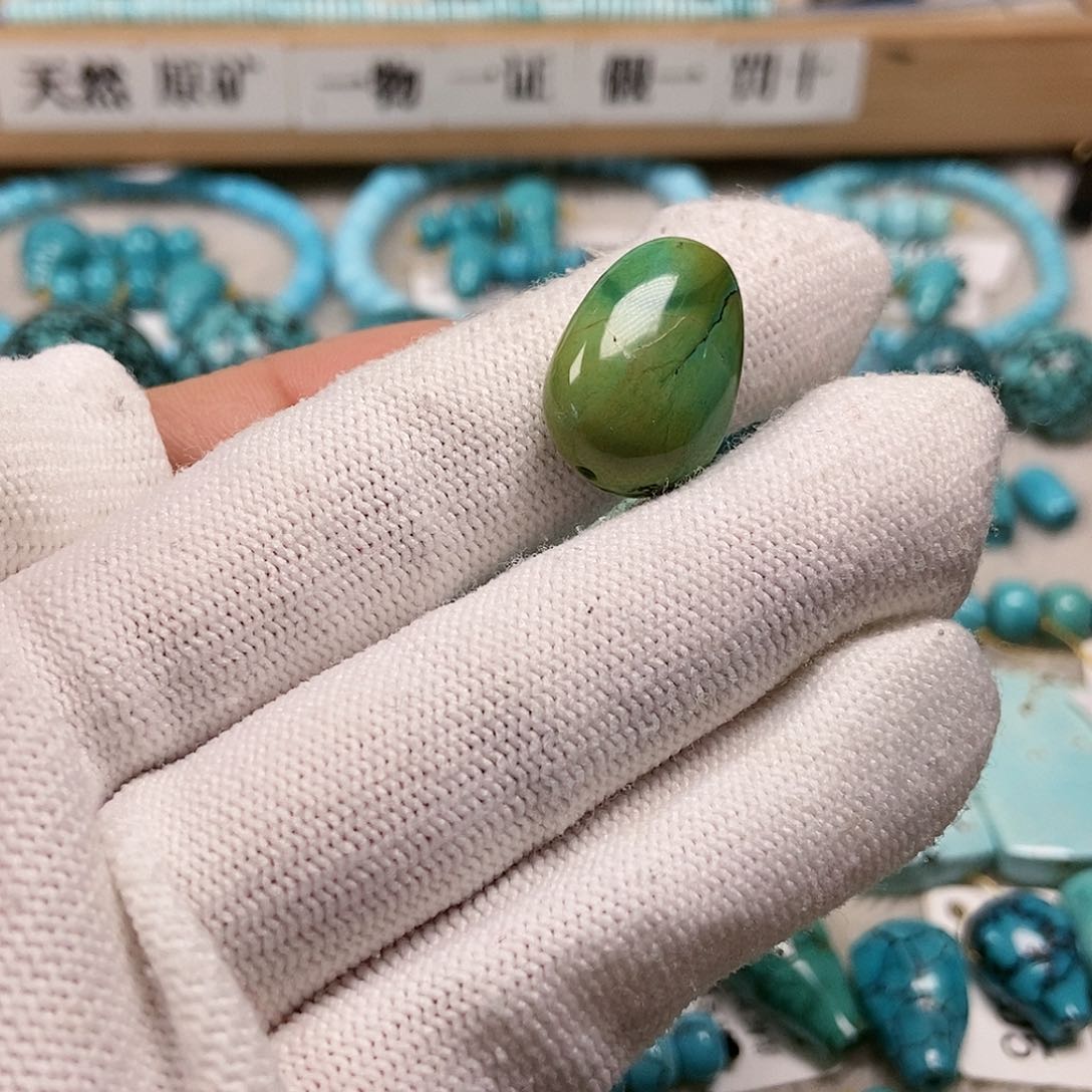 未镶嵌绿松石珠宝半成品