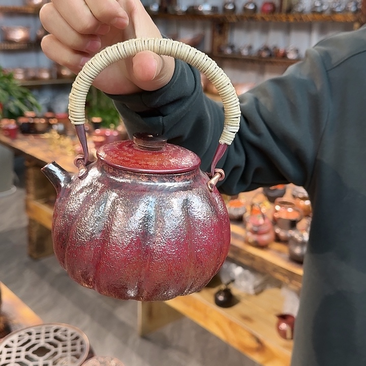 茶***妹紫铜手工制作摆件