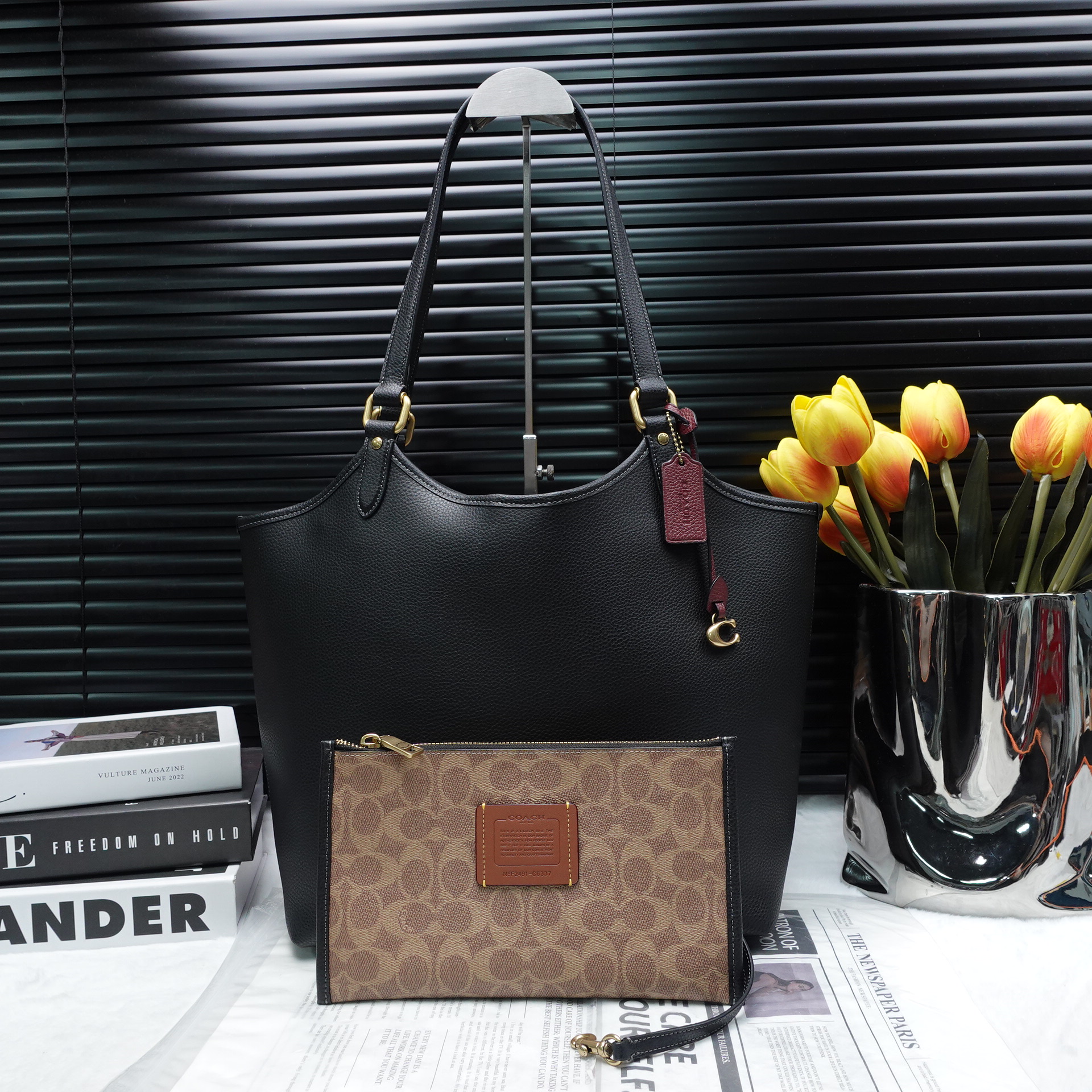 95新 COACH/蔻驰 单肩包/T10166590