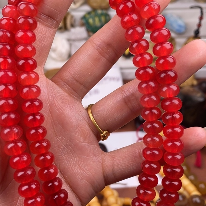 手串/手链驼骨青鱼石算盘珠0.9/108