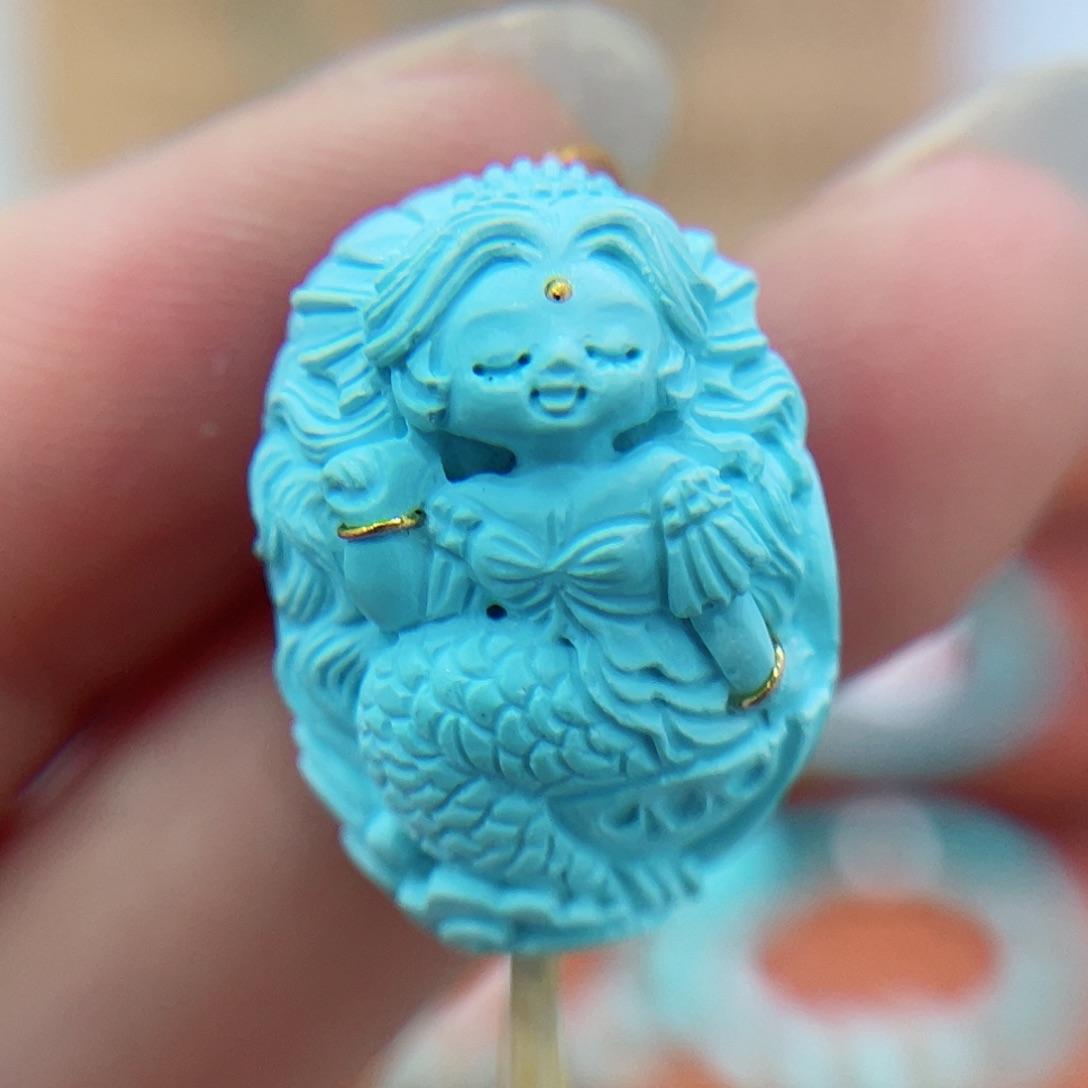 未镶嵌绿松石珠宝奇石