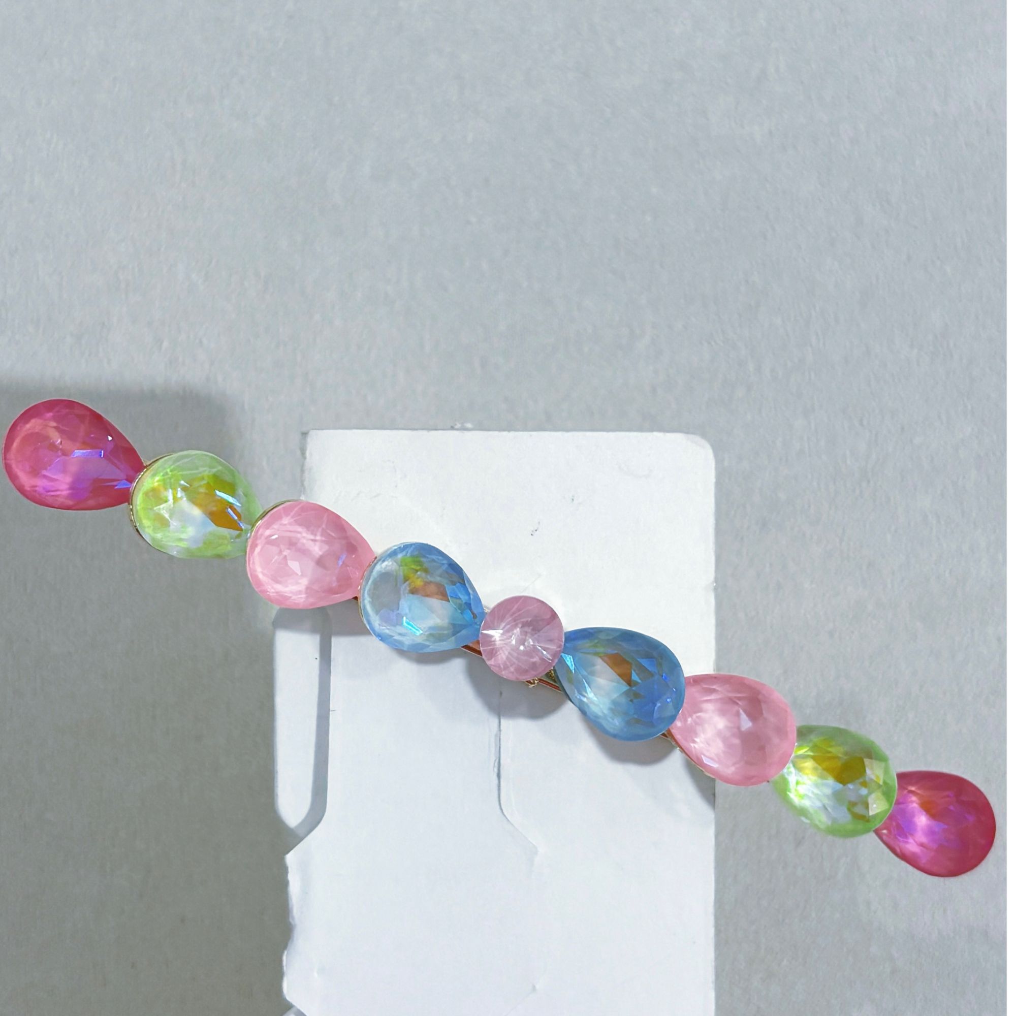 10公分脑后勺水晶盘发夹005