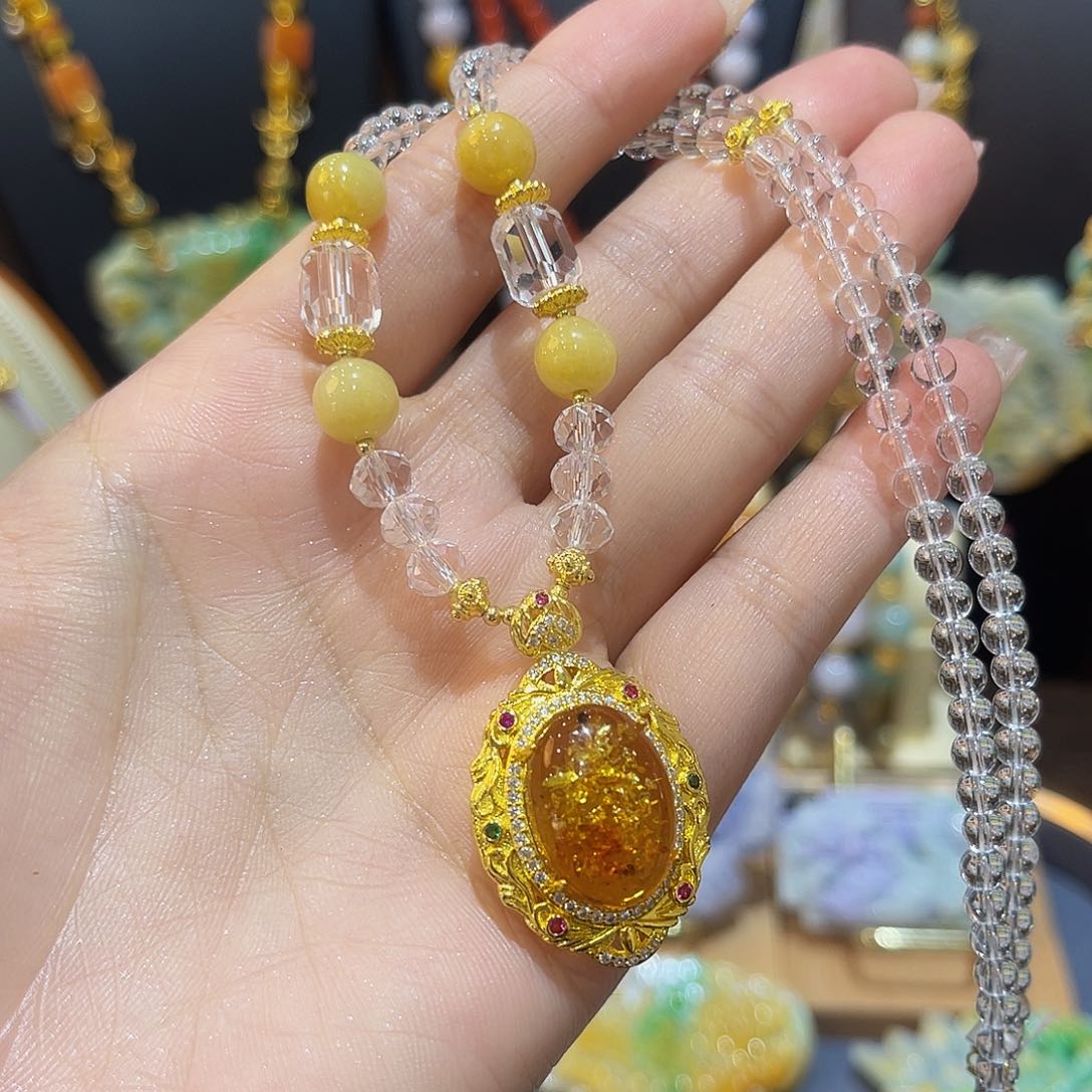 未镶嵌项链水晶福利