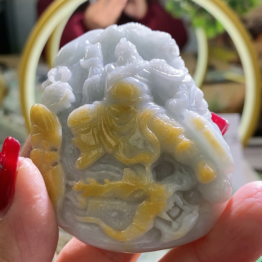 【闪购商品】翡翠颈饰未镶嵌关公