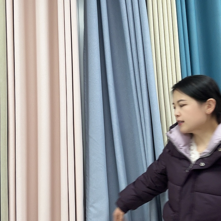 纱杆3.35蔷薇花 粉6米对开打孔高2.75