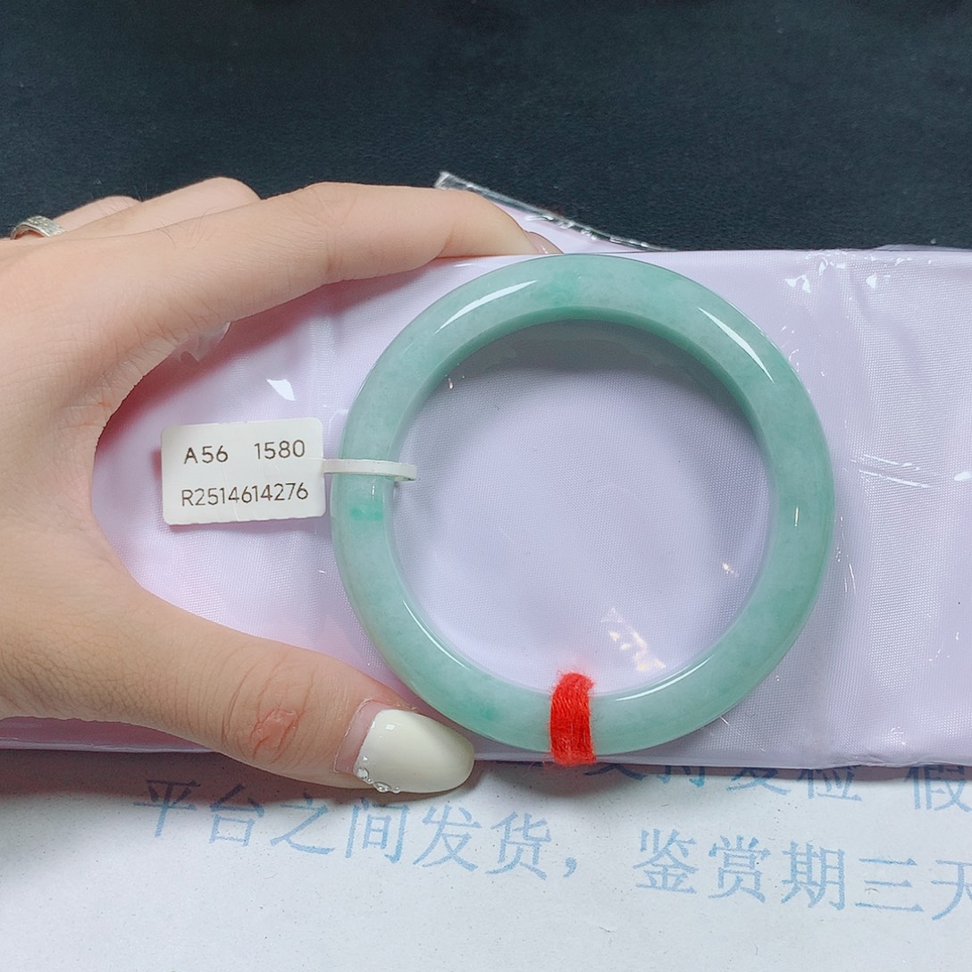 翡翠未镶嵌手镯翡翠手镯56