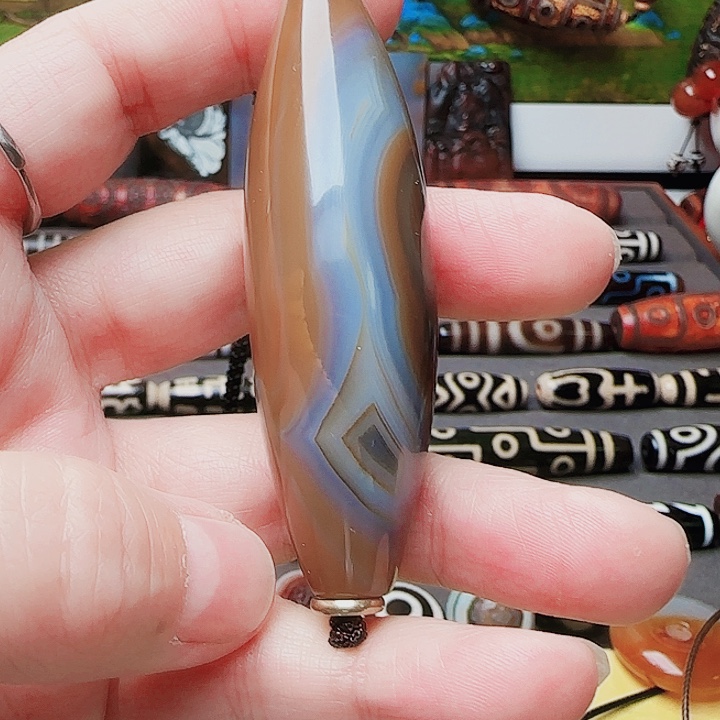 玛瑙/玉髓合金珠宝半成品