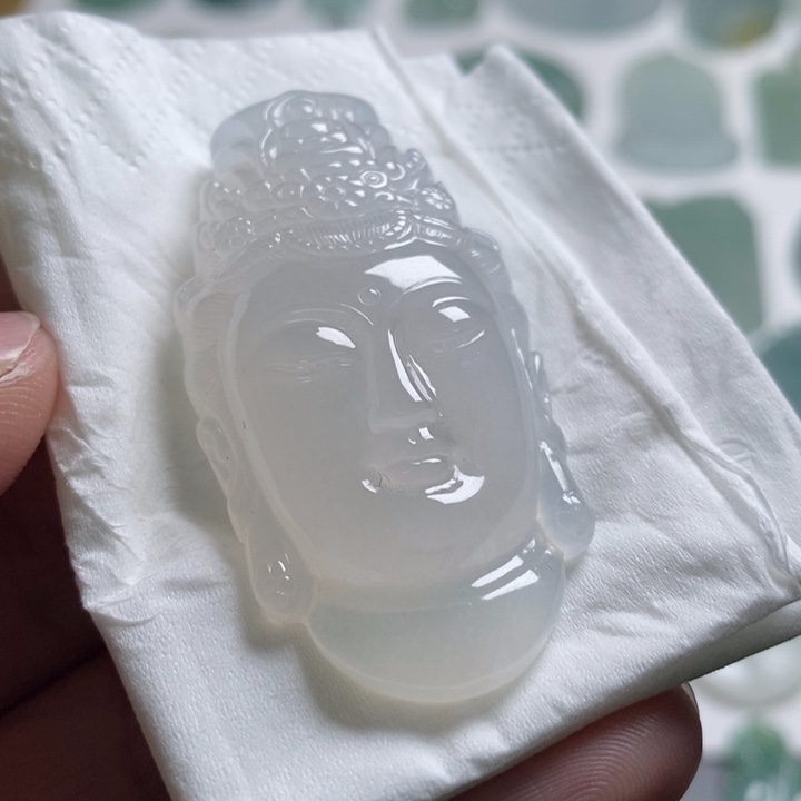 未镶嵌定制翡翠观音