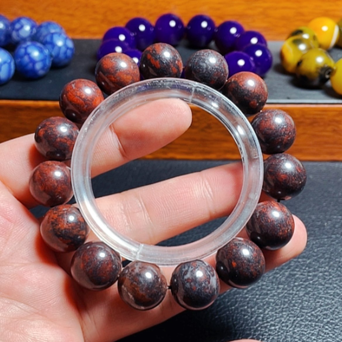 【闪购商品】玛瑙/玉髓手链未镶嵌红伊丁14