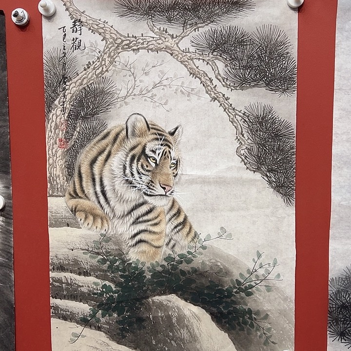 国画赵庆业老师国画作品月