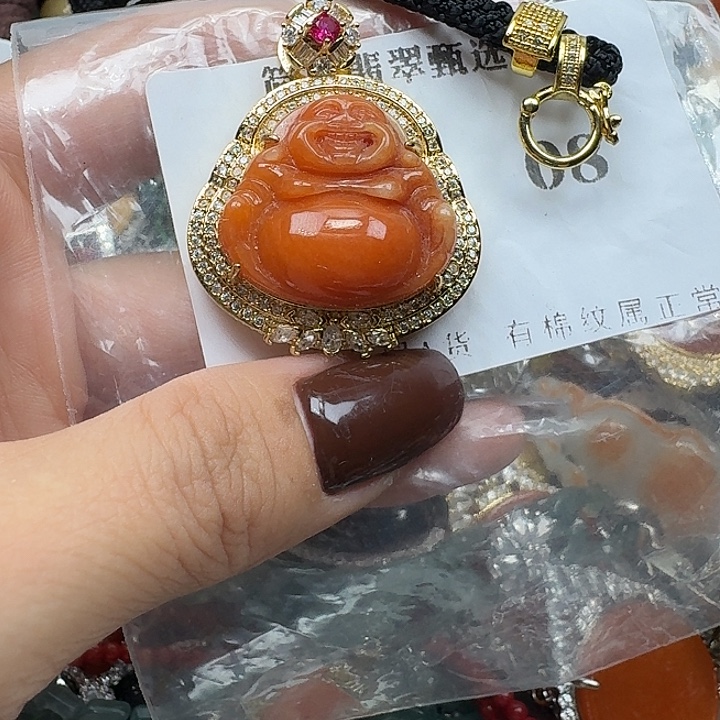 翡翠未镶嵌项链翡翠