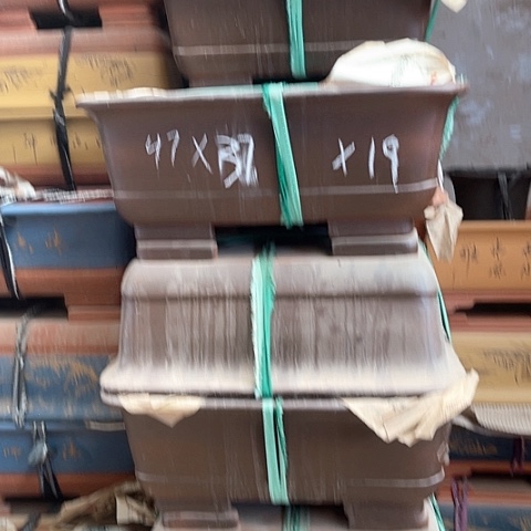 紫砂花盆长方盆一个