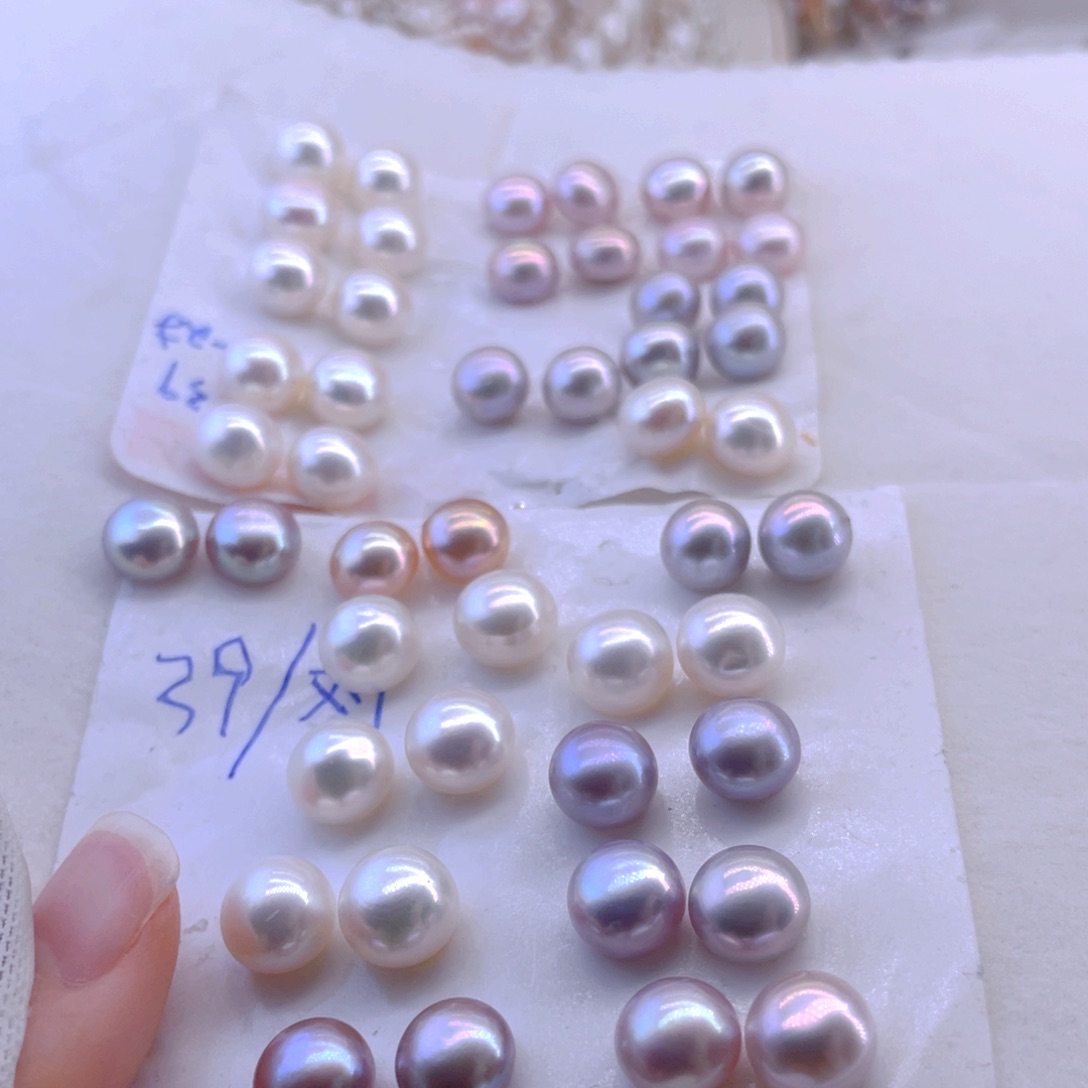 未镶嵌耳饰淡水珍珠