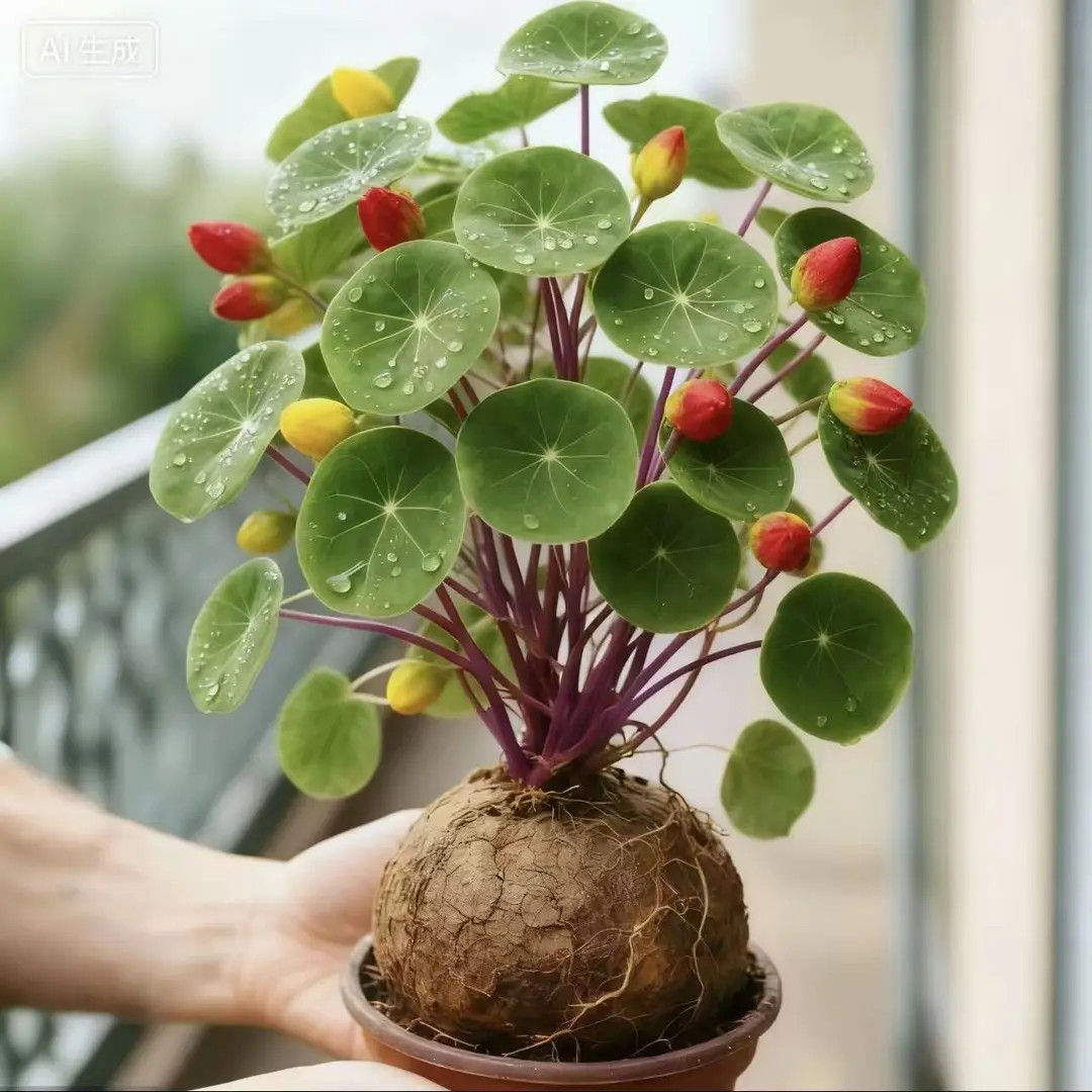 山乌龟爬藤植物盆栽室内红藤圆叶金不换阳台花园多肉块根花卉水培