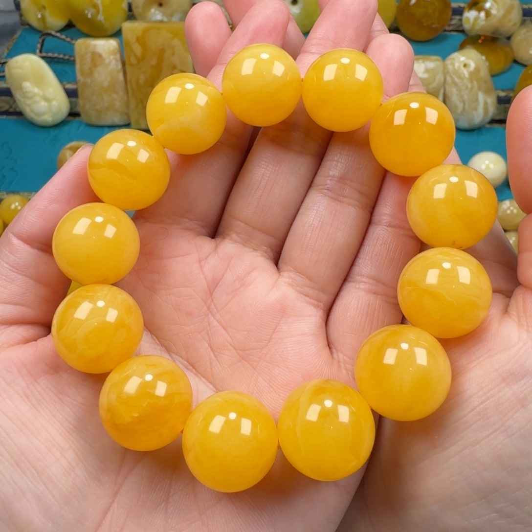 蜜蜡手链未镶嵌蜜蜡