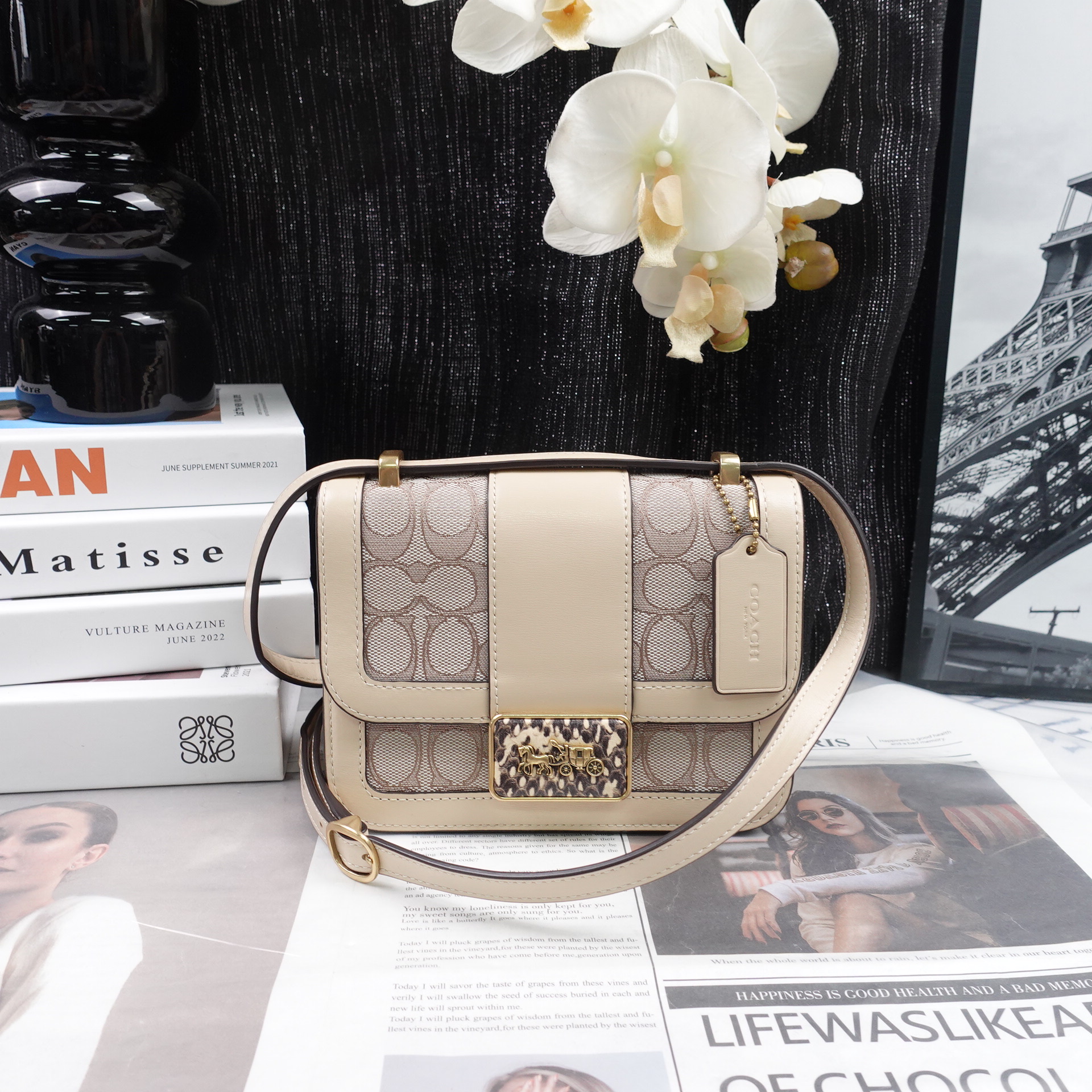 95新 COACH/蔻驰 单肩包/T10206006