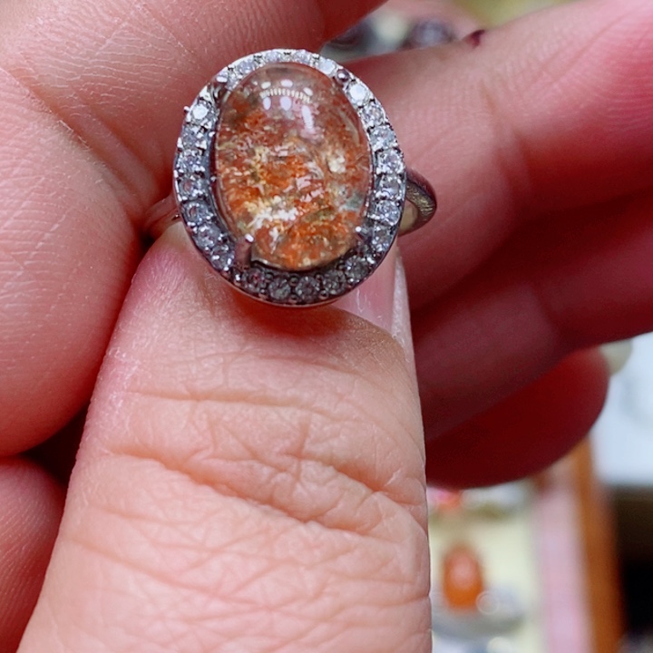 水晶戒指未镶嵌水晶