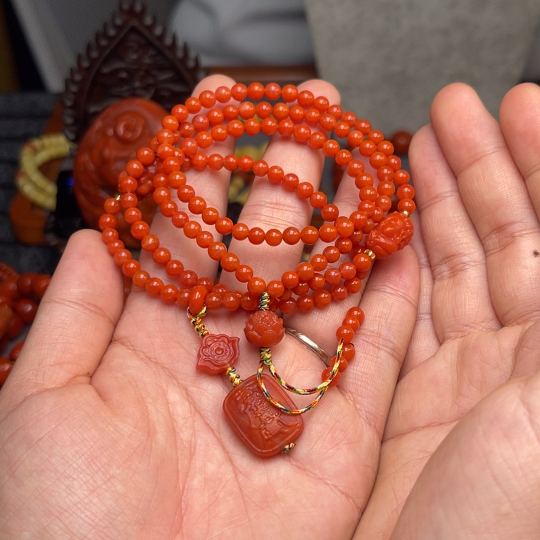 南红玛瑙配饰卡4➕尺寸未镶嵌