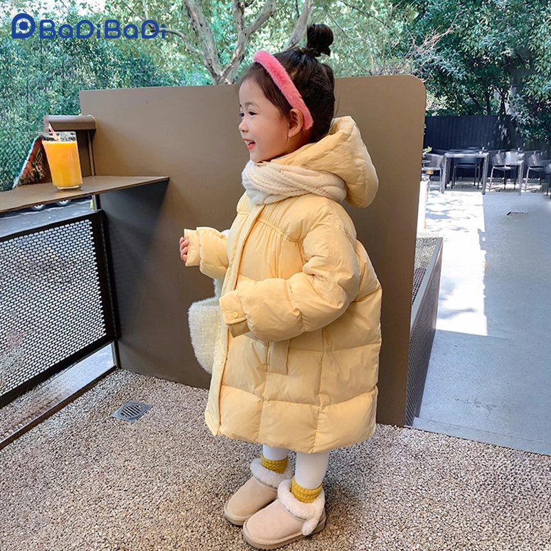 冬季女童棉服2025新款洋气中长款儿童棉衣加厚冬装外套宝宝中小童