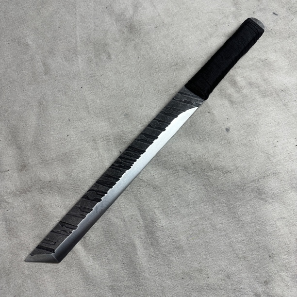 3077 龙泉昊天宝剑高锰钢一体锻打唐横刀未开刃