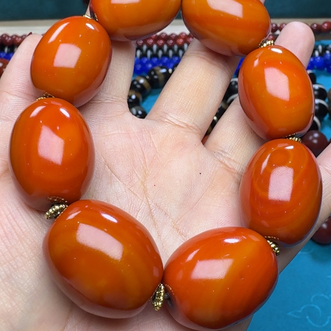 玛瑙/玉髓未镶嵌项链