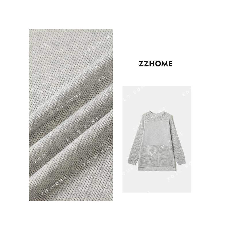 ZOZO HOME ｜简单主义软精致亚·麻镂空针织ins上衣韩版q170601p